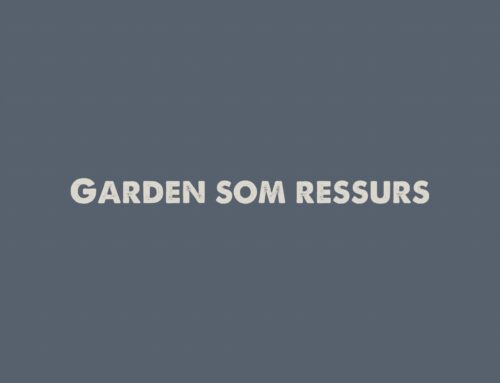 Garden som ressurs